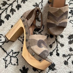 Sigerson Morrison Platform Leather Heels